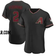 Geraldo Perdomo Men's Arizona Diamondbacks Black Authentic Alternate Jersey