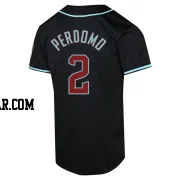 Geraldo Perdomo Men's Arizona Diamondbacks Black Limited Alternate Jersey