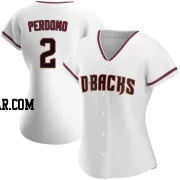 Geraldo Perdomo Women's Arizona Diamondbacks White Authentic Home Jersey