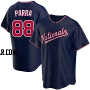 Gerardo Parra Men's Washington Nationals Navy Replica Alternate Jersey