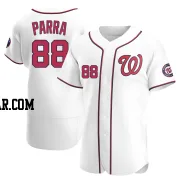 Gerardo Parra Men's Washington Nationals White Authentic Home Jersey