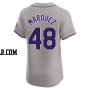 German Marquez Men's Colorado Rockies Gray Elite Road Jersey