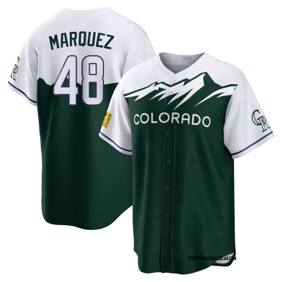 German Marquez Men's Colorado Rockies Green Replica 2022 City Connect Jersey