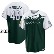 German Marquez Youth Colorado Rockies Green Replica 2022 City Connect Jersey