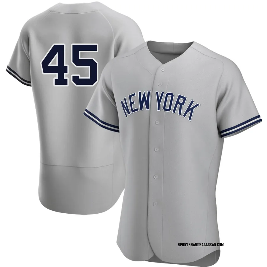 Gerrit Cole Men's New York Yankees Gray Authentic Road Jersey