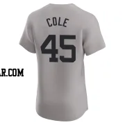 Gerrit Cole Men's New York Yankees Gray Elite Road Jersey