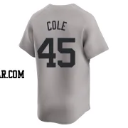 Gerrit Cole Men's New York Yankees Gray Limited Away Jersey