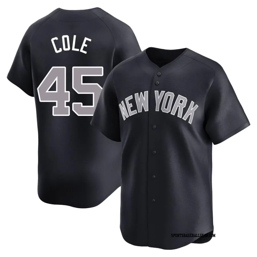 Gerrit Cole Men's New York Yankees Navy Limited Alternate Jersey