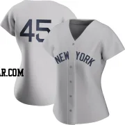 Gerrit Cole Women's New York Yankees Gray Authentic 2021 Field of Dreams Jersey