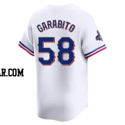 Gerson Garabito Men's Texas Rangers Gold Limited White 2024 Collection Jersey