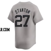 Giancarlo Stanton Youth New York Yankees Gray Limited Away Jersey