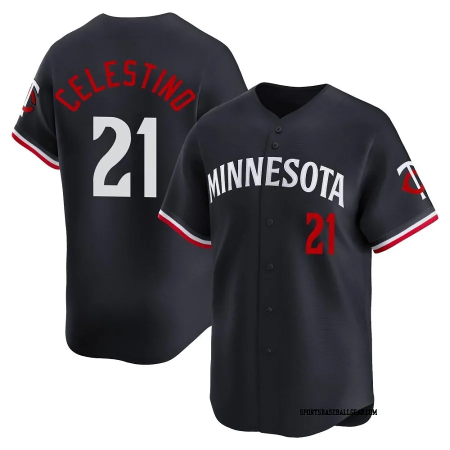 Gilberto Celestino Men's Minnesota Twins Navy Limited Alternate Jersey