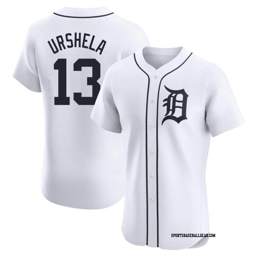 Gio Urshela Men's Detroit Tigers White Elite Home Jersey