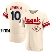 Gio Urshela Men's Los Angeles Angels Cream Authentic 2022 City Connect Jersey