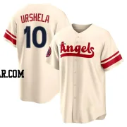 Gio Urshela Men's Los Angeles Angels Cream Replica 2022 City Connect Jersey