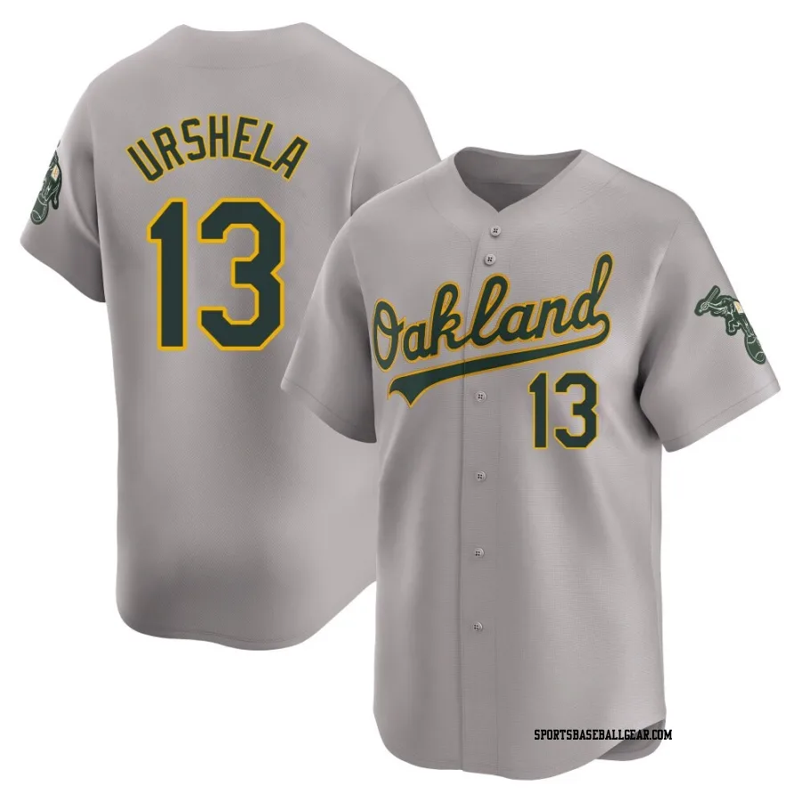 Gio Urshela Men's Oakland Athletics Gray Limited Away Jersey