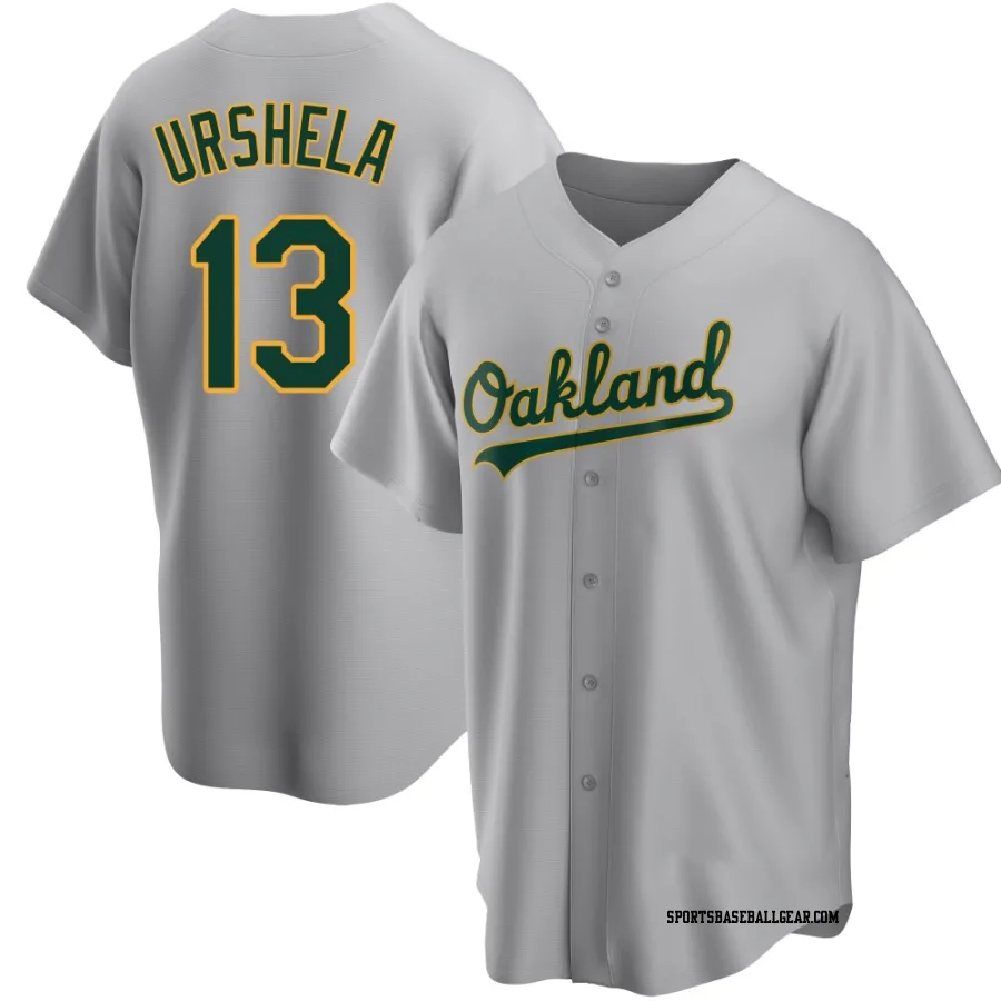 Gio Urshela Men's Oakland Athletics Gray Replica Road Jersey