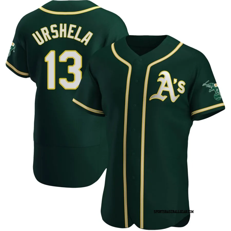 Gio Urshela Men's Oakland Athletics Green Authentic Alternate Jersey