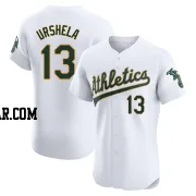 Gio Urshela Men's Oakland Athletics White Elite Home Jersey