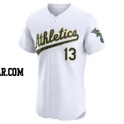 Gio Urshela Men's Oakland Athletics White Elite Home Jersey