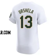 Gio Urshela Men's Oakland Athletics White Elite Home Jersey