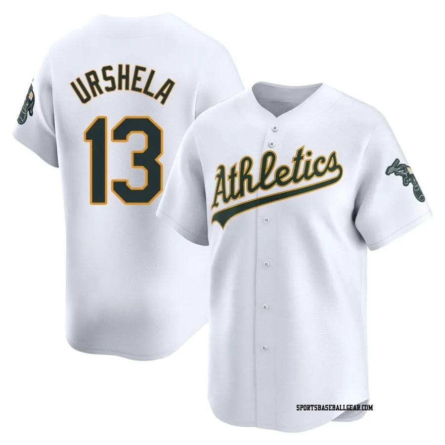 Gio Urshela Men's Oakland Athletics White Limited Home Jersey