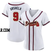 Gio Urshela Women's Atlanta Braves Gold Authentic White 2022 Program Jersey