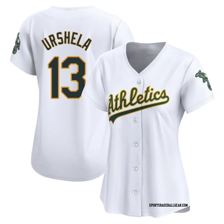 Gio Urshela Women's Oakland Athletics White Limited Home Jersey