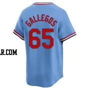 Giovanny Gallegos Men's St. Louis Cardinals Light Blue Limited Cooperstown Collection Jersey