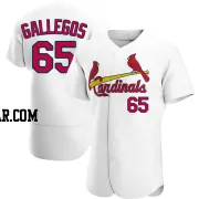 Giovanny Gallegos Men's St. Louis Cardinals White Authentic Home Jersey