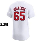 Giovanny Gallegos Men's St. Louis Cardinals White Elite Home Jersey