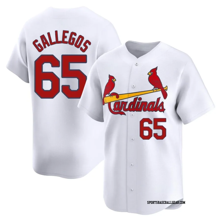 Giovanny Gallegos Men's St. Louis Cardinals White Limited Home Jersey