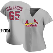 Giovanny Gallegos Women's St. Louis Cardinals Gray Authentic Road Jersey