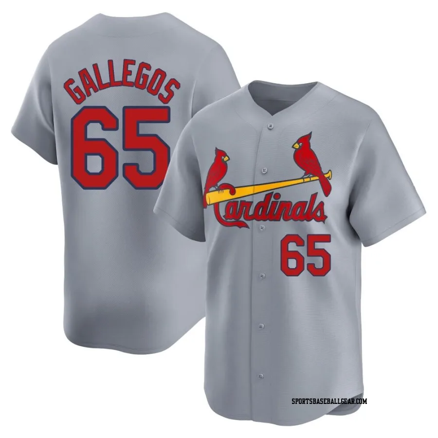 Giovanny Gallegos Youth St. Louis Cardinals Gray Limited Away Jersey