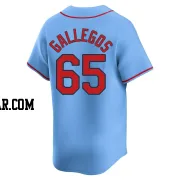 Giovanny Gallegos Youth St. Louis Cardinals Light Blue Limited Alternate Jersey