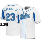 Glenn Albanese Jr. Men's Italy Baseball White Replica 2023 World Baseball Classic Jersey