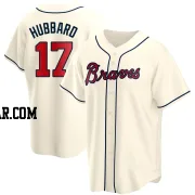 Glenn Hubbard Men's Atlanta Braves Cream Replica Alternate Jersey