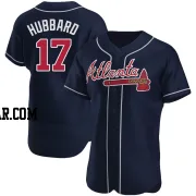 Glenn Hubbard Men's Atlanta Braves Navy Authentic Alternate Jersey