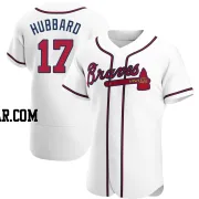 Glenn Hubbard Men's Atlanta Braves White Authentic Home Jersey