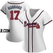 Glenn Hubbard Women's Atlanta Braves White Authentic Home Jersey