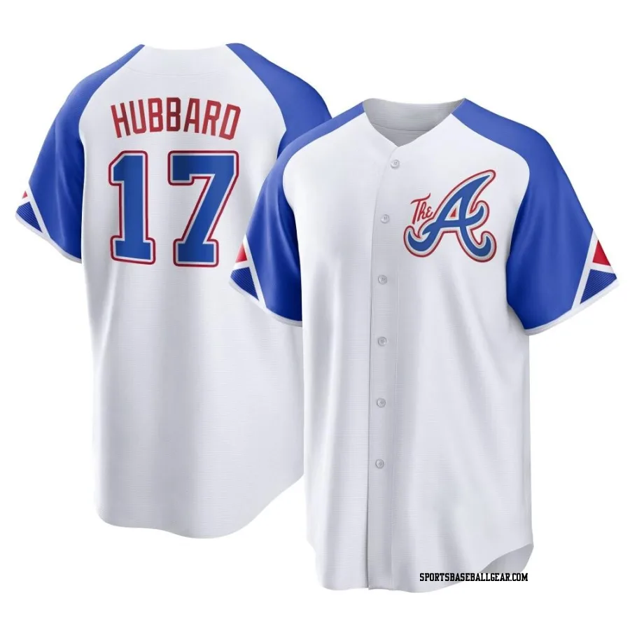 Glenn Hubbard Youth Atlanta Braves White Replica 2023 City Connect Jersey