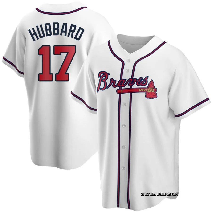 Glenn Hubbard Youth Atlanta Braves White Replica Home Jersey