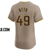 Glenn Otto Men's San Diego Padres Brown Elite Alternate Jersey