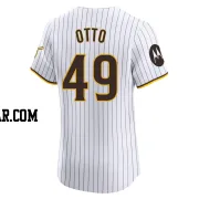 Glenn Otto Men's San Diego Padres White Elite Home Patch Jersey