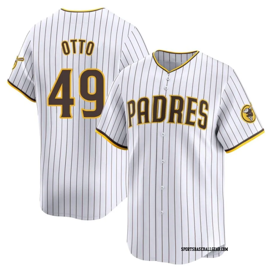 Glenn Otto Men's San Diego Padres White Limited Home Jersey