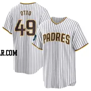 Glenn Otto Men's San Diego Padres White Replica 2024 World Tour Seoul Series Home Jersey