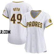 Glenn Otto Women's San Diego Padres White Limited Home Jersey