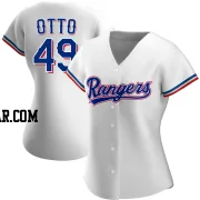 Glenn Otto Women's Texas Rangers White Authentic Home Jersey