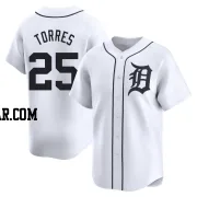 Gleyber Torres Men's Detroit Tigers White Limited Home Jersey