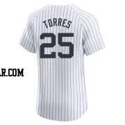 Gleyber Torres Men's New York Yankees White Elite Home Jersey